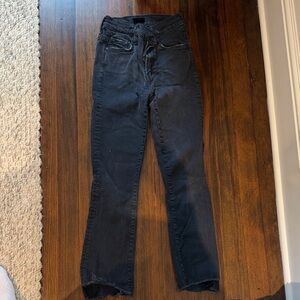 MOTHER Women's Black Skinny Jeans